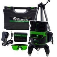 ราคา ระดับน้ำเลเซอร์ 5 เส้น 360 องศา MASAKI รุ่น MK-5L(แสงสีเขียว) (3444479393)