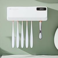 ราคา ที่ใส่แปรงสีฟันไฟฟ้าแบบชาร์จไฟได้ Wall UV แปรงสีฟันฆ่าเชื้อพร้อม Air-Drying ห้องน้ํา Organizer แปรงสีฟัน (52853161143)