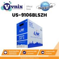 ราคา Link US-9106BLSZH สายแลน UTP CAT 6 600 MHZ (ภายในอาคาร) สายยาว 305 เมตร By Vnix Group (29457235581)