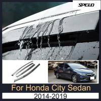 ราคา กันสาด Honda City Sedan 2014-2019 2015 2016 2017 กันสาดรถยนต์ นหนาพิเศษ คิ้วกันสาด กระจกคิ้วฝน กันสาดคิ้ว ชุดกันสาดประตู (56653686854)