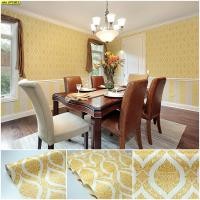 ราคา วอลเปเปอร์ลายไทย ลายพุ่มข้าวบิณฑ์สีทองพื้นขาว JPS503 (6057694598)