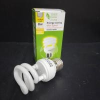 ราคา Greener Living หลอดไฟประหยัดพลังงาน ฟลูออเรสเซนท์ 8W SPIRAL (DAY LIGHT) ขั้วไฟ E27 ให้ความสว่างเทียบเท่าหลอดนีออน 40 w. (18948088559)