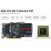 ราคา Asus GTX 550 TI DIRECTCU TOP (ใช้แล้ว) (22043732058)
