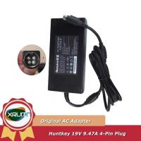 ราคา Huntkey HKA ของแท้18019095-7A อะแดปเตอร์ AC 19V 9.47A 180W 4-PIN แล็ปท็อปเครื่องชาร์จแหล่งจ่ายไฟ (28693827490)
