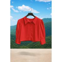 ราคา Karen เสื้อผ้าแฟชั่นวัยรุ่น เสื้อครอป ทรงกว้าง (26591619102)