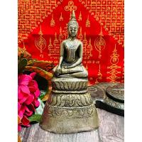 ราคา พระบูชา พระบุเงิน เนื้อว่านบุเงิน ศิลปะอยุธยา งานฝีมือศิลปะโบราณยุคเก่า (22859022929)