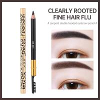 ราคา 【PY】Sivanna ดินสอเขียนคิ้ว ลายเสือดาว แบบสองหัว กันน้ํา ติดทนนาน พร้อมแปรง-PY (27653205683)