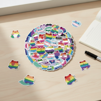 ราคา สติ๊กเกอร์ลายกบสีสันสดใสธีมกบ 50 ชิ้น - สติ๊กเกอร์ตกแต่ง DIY กันน้ําสําหรับเคสโทรศัพท์ สมุดบันทึก และแล็ปท็อป (57950823386)
