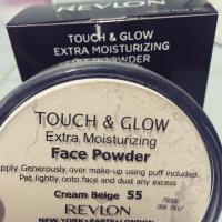 ราคา แป้งฝุ่น REVLON touch & glow extra moisturizing face powder 100%. ของแท้ (735220083)