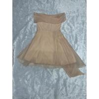 ราคา เดรสสีโอรสเปิดไหล่ ผูกโบว์ (16632993294)