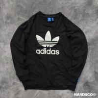 ราคา Adidas ORIGINALS TREFOIL Logo Crewneck Sweatshirt - สีดํา (22935791582)