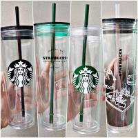 ราคา แก้วสตาร์บัคทรงสุงพร้อมหลอด มีฝาปิด แก้วหนา2ชั้น สินค้าพร้อมส่งทันทีในไทย ส่งไวเวอร์ (14803407787)