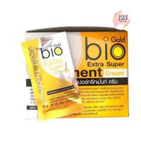 ราคา (24ซอง/กล่อง) Gold Bio Extra Super cream Treatment สีทอง ✨ (28127252127)
