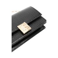 ราคา Hong Kong Direct Mail อินเทรนด์หรูหรา Givenchy Givenchy Lady Givenchy Straw.. กระเป๋าสะพายข้างสีดํา (46452807950)