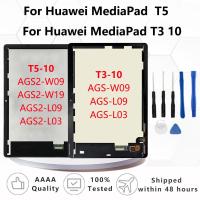 ราคา จอแสดงผล LCD ใหม่สําหรับ Huawei MediaPad T3 T5 10 AGS-L03 AGS-L09 AGS-W09 AGS2-L09 AGS2-L03 Touch Screen Digitizer Assembly (43056420042)