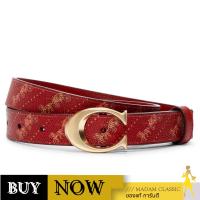 ราคา เข็มขัดผู้หญิง COACH C7121 SIGNATURE BUCKLE BELT, 25 MM BY:Madamclassic [C7121IMBRD] (24489973805)