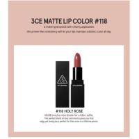 ราคา พร้อมส่ง 3CE MATTE LIP COLOR สี118,119รุ่นปอกดำจ้า แท้100% ขนาดจริงค่ะ (1158065922)