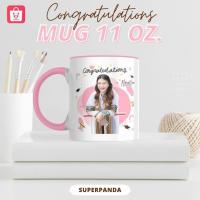 ราคา ใหม่✨ แก้วสกรีนรูปภาพ ของขวัญรับปริญญา ออกแบบฟรี แก้วมัค 11 ออนซ์ (28267650607)