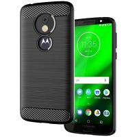 ราคา สําหรับ Motorola Moto G5 G6 G7 Plus G8 Play G9 Power One Action หรูหรา คาร์บอนไฟเบอร์ เคสซิลิโคน TPU (16900560706)