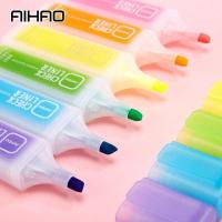 ราคา ( S A L E ! ! ) ปากกาไฮไลท์ ปากกาเน้นข้อความ AIHAO รุน Jumbo Check Liner (2299281661)