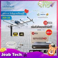 ราคา ชุดทีวีดิจิตอล Createch กล่อง Digital TV รุ่น CT-1 + INFOSAT รุ่น 5E เสาอากาศทีวีดิจิตอล พร้อมสาย RG6 ยาวตามชุด (11512224532)