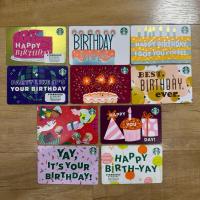 ราคา บัตรสตาร์บัคส์ อเมริกา ยังไม่ขูดพิน บัตรกระดาษ (starbucks card) Birthday Collection ของขวัญวันเกิด (27700645929)