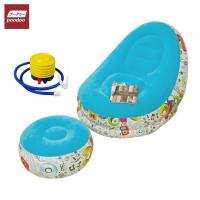 ราคา poodoo โซฟาเป่าลม พร้อมที่วางเท้า โซฟาลม เก้าอี้เป่าลม โซฟากึ่งนอน แบบพกพา แถมฟรี!!!ที่สูบลม (18228728682)