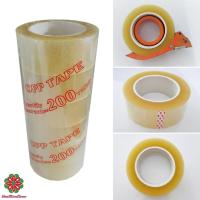 ราคา 200 หลา CLEAR ADHESIVE TAPE 1.8กก./แท่ง (6 ม้วน/แท่ง) SUPER STICKY, SUPER THIN CORE, SUPER SAVING (42055174220)