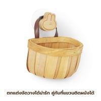 ราคา Dotsheep ตะกร้าแขวนใส่ของ ตะกร้าแขวนผนังไม้ เช่นใส่หัวหอม กระเทียม ใส่ของอเนกประสงค์ (21283949190)