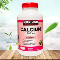 ราคา (Exp.02/2028)Kirkland Signature Calcium 600 mg. with Vitamin D3, 500 Tablets (29980819328)