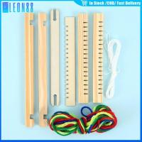 ราคา ของมาใหม่！กี่ทอผ้า มินิ เครื่องทอผ้า แบบพกพา ของเล่นเด็ก (29532692066)