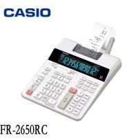 ราคา Casio เครื่องคิดเลข ตั้งโต๊ะ แบบปริ้นท์ รุ่น FR-2650RC-WE - Whiteเครื่องคิดเลขพิมพ์กระดาษ Casio 12 หลัก ของแท FR-2650 (28882708334)