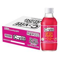 ราคา C-vitt ซีวิต เครื่องดื่ม วิตามินซี รสทับทิม 140 มล. (ยกลัง 30 ขวด) (4682499346)