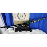 ราคา ดาบซามูไร ดาบลายคลื่้นสีทอง เหล็กสปิง 9260 (2579697615)