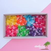 ราคา ราคาส่ง 2 กก / 4 กกวุ้นกรอบ 7 สี วุ้นกรอบสายรุ้ง วุ้นกรอบน้ำตาลสด วุ้นกรอบสติ๊ก วุ้นกรอบใหญ่ วุ้นกรอบเล็ก วุ้นกรอบมะตูม (6212302295)