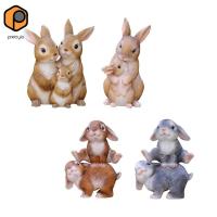 ราคา รูปปั้นเรซินและตุ๊กตากระต่าย สำหรับตกแต่งโต๊ะทำงานและงานฝีมือ พร้อมเครื่องประดับกระต่าย (40871462230)