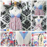 ราคา มือ1ป้ายห้อย แบรนด์Victoria's Secret สวยตะโกน สายเดี่ยวสายปรับได้ ผ้าซิลท์ หน้าอกซีทรูลูกไม้ ด้านหลังเว้าเซ็กซี่กรุบ (25916552759)