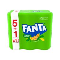 ราคา แฟนต้าน้ำเขียว 325มล.แพค6 Fanta Green 325ml.Pack6 [หมายเลขบาร์โค้ด 8851959632185] (57852391163)