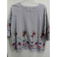ราคา เสื้อคอปาดสีเทาปักลาย (41165619072)