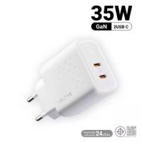 ราคา Voltme หัวชาร์จ Revo 35 Duo Dual-Port PD 35W Wall Charger With GAN TECH [2xUSB-C] (24447729142)