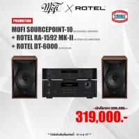 ราคา ROTEL RA-1592 MK-II + DT-6000 + MOFI SOURCEPOINT-10 INTEGRATED AMP CD PLAYER BOOKSHELF (29153499938)