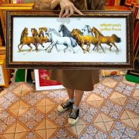 ราคา กรอบรูป ม้า ภาพม้า ม้า8ตัว ม้าแปดเซียน ภาพมงคล ภาพฮวงจุ้ย ของขวัญ ของที่ระลึก (22541666230)