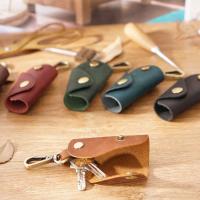ราคา Fromtheon Leather Handmade Mens Mini Key Case บุคลิกภาพ Creative Lady Door Key Storage Crazy Horse Leather Case (55551686915)