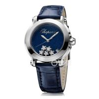 ราคา 1: 1 มาตรฐานต้นฉบับ AAA + Blue Starry Sky Happy Diamond นาฬิกาสุภาพสตรี Noble นาฬิกาแฟชั่นเข็มขัดจระเข้ (45352966171)