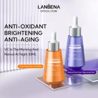 ราคา LANBENA Retinol Serum Night Vitamin C Serum Morning Whitening Brightening Anti-aging Firming Facial Seum Skincare Essence 30ML (56703873100)