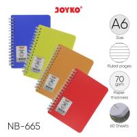 ราคา Joyko NB-665 Ring Notebook Small Notebook A6 60 หน้า (42655740050)