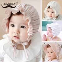 ราคา ส่งไวจากไทยหมวกแก็ปสําหรับเด็กทารกผู้หญิงผ้าฝ้ายปักลายลูกไม้:White (4483285913)