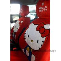 ราคา หุ้มเบาะแบบเต็มตัว+หุ้มหัวเบาะรถยนต์ #คิตตี้สีแดง ลิขสิทธิ์แท้ (หุ้มเบาะ 2 ชิ้น + หัว 2 ชิ้น) (540976969)