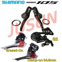 ราคา Shimano 105 R7000 Groupset 211 Speed Road Bike ST-R7000 เบรค Shifter Lever RD-R7000-GS FD-R7000 ด้านหลังและด้านหน้า derailleur (43021340446)