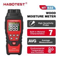 ราคา HABOTEST HT632 เครื่องวัดความชื้นไม้ เครื่องวัดความชื้นผนัง เครื่องวัดความชื้นเข็มคู่แบบดิจิตอล (43650583221)